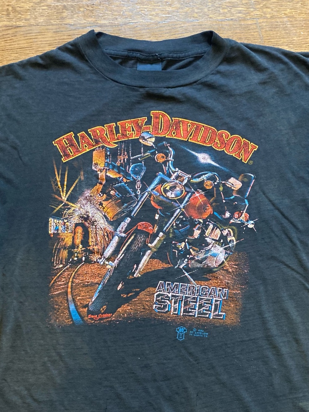 Vtg HARLEY DAVIDSON single stitch tee